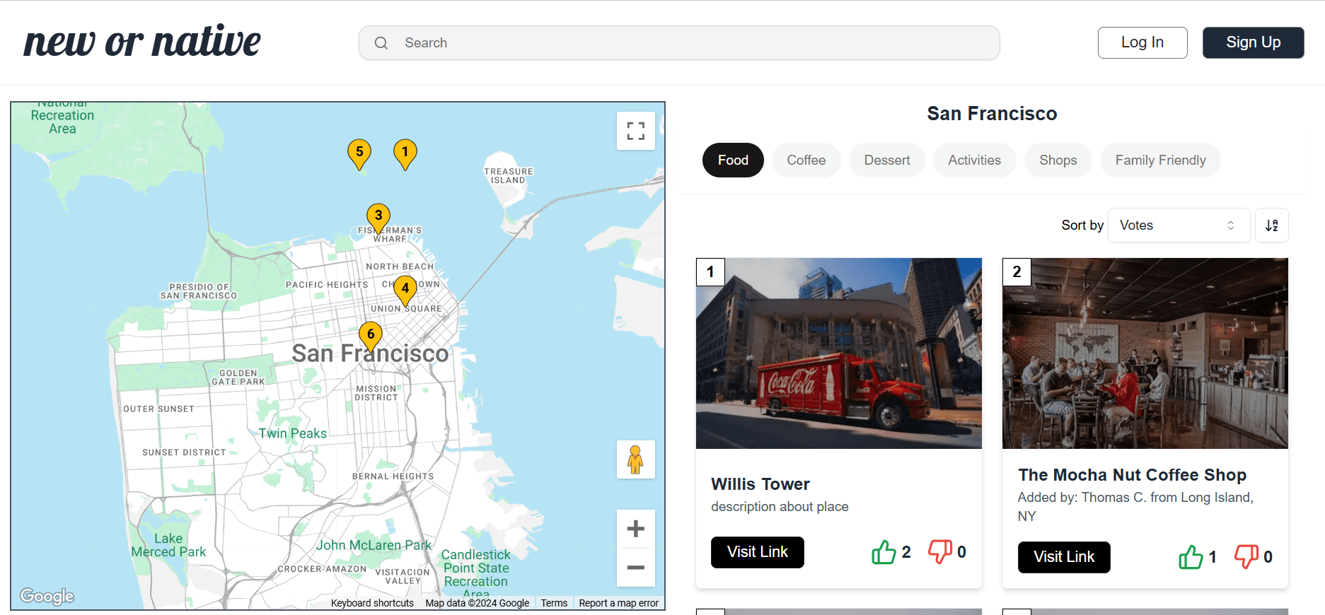 Area Ranker | Find Top rated Neighborhood places